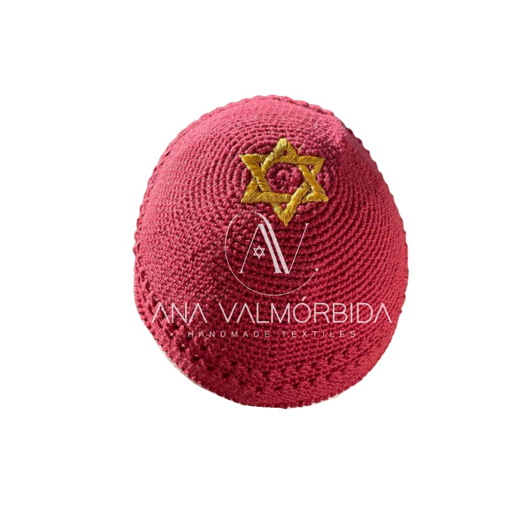 Kipá Simples Estrela Judaica - Imagem 7